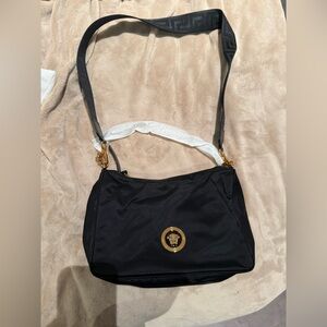 Versace Black Shoulder/ Crossbody Bag